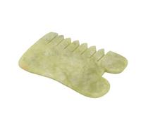 Vaguelly Durable Jade Gua Sha Board Multi Function Face Massage Tool for Skin Circulation Boost Fine Line Reduction and Enhanced Skincare Absorption Eco Friendly Natural Jade