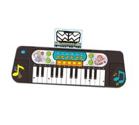 Vaguelly Early Educational Piano for Boys Multi-function Electronic Keyboard Music Instrument with Modes and Built-in Scenes for Hand-eye Coordination Development Black