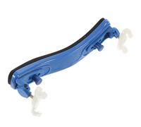 Vaguelly Easy-to-use Rubber Violin Shoulder Rest with Curved Design for Reducing Back Pressure and Supporting Violin, Simple Blue Instrument Accessory for Comfortable Practice