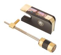 Vaguelly Ebony Bow for Cello Frog and Screws Replacement Accessory for Musical Practice Comfortable Grip for Cello Instrument Parts