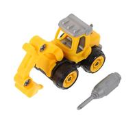 Vaguelly Educational Plastic Construction Vehicle for DIY Engineering Model Car with Tools Impact-resistant and Safe Material Assembly Building for Boys