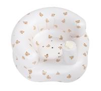 Vaguelly Efficient Air Pump Inflatable Seat Bath Chair Boys and Girls Inflatable Chair Learning Seat Bath Stool PVC Foldable