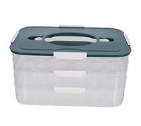 Vaguelly Egg Storage Container for Refrigerator 54 Eggs 3-Tier Stackable Food-Grade Plastic with Lid for Kitchen Fridge Organization