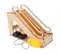 Vaguelly Electric Escalator Model Stem Kit for DIY Elevator Science Experiment Miniature Mechanical Lift Building Set for Educational Engineering and Technology Learning