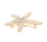 Vaguelly Elegant Sea Star Pearl Hair Clips Hairpin Clamps with Stable Horizontal Grip Versatile Ponytail Holder for Women Unique Mermaid Costume Accessories for Under the