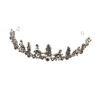 Vaguelly Elegant Wedding Tiara Crown Bridal Hair Accessory for Women and Chic Birthday Headpiece with Shine for Weddings Photoshoots Cosplay and Parties