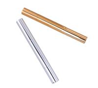 Vaguelly Empty Lip Gloss Pen and Nail Polish Applicator 2pcs 3ml Aluminum Tube Cosmetic Container for Refillable Lip Oil and Use Random Color