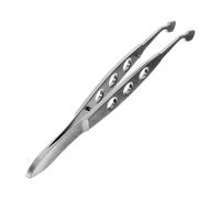 Vaguelly Eyelid Gland Tweezer Metal Expressor for Skin Eyelid Forceps for Women Eye Discomfort Relief Compact and Durable Beauty Tool