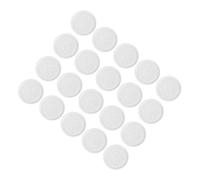 Vaguelly False Lash Glue Plates Eyelash Glue Holder Plates 20pcs White Floral-Shaped for Eyelash Extension Grafting and Salon Use