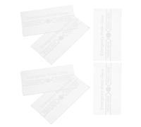 Vaguelly Fire Alarm Call Point Glass 6Pcs High Temperature Resistant Emergency Break Glass Replacement for Indoor Outdoor Manual Alarm Systems