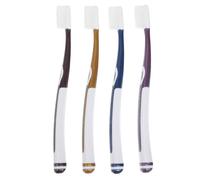 Vaguelly Flexible Soft Silicone Toothbrush Heads 4pcs for Adults Smooth Surface Ergonomic Design for Home and Travel Use Random Color