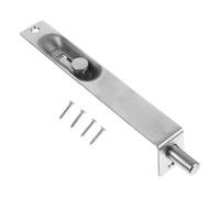 Vaguelly Flush Bolt Latch Security Lock Durable Stainless Steel Door Bolt for French Courtyard Double Doors Concealed Design for Enhanced Privacy Security High Hardness Locking