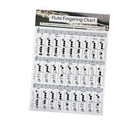 Vaguelly Flute Chord Learning Reference Chart Large Size Safe Materials Beginner's Guide