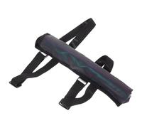 Vaguelly Folding Fan Holder Rave Fan Holder Reflective Stylish Cloth Sturdy Multi-Functional Convenience Folding Design Black for Events on The Go Use