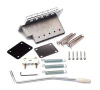 Vaguelly Ga299 Guitar Tremolo Bridge and Reinforcement Plate Set Genuine Ga296 Replacement Ideal for Electric Guitars Easy Fit