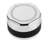Vaguelly Gas Stove Control Knob Replacement 2.3inch with Electroplated Abs Material, Non-Slip Texture and Wear Resistant for Kitchen Cooktop and BBQ Grill, Suitable for Small Food Services