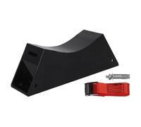 Vaguelly Gas Tank Holder Black Anti-Tilt Strap Expansion Screws, Cylinder Securing Bracket for Wall Mounting, Gas Bottle Safety Strap Suitable for Motorhome and Caravan