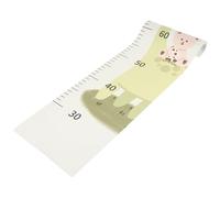Vaguelly Giraffe Bear Height Measurement Wall Sticker for Featuring Assorted Colours and Cloth Material, for Living Room Or Playroom Wall Decoration and Growth Chart