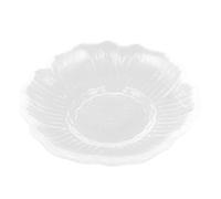 Vaguelly Glass Tea Saucer Small Round Coaster for Tea Cups and Lights | Lightweight Compact Design, One Piece Glassware, Easy Cleanup, Cafe Bars Yoga Rooms