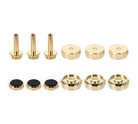 Vaguelly Gold Button Buckle Trumpet Button Buckle Creative Press Cover Simple Trumpet Accessories for Music Practice Sessions