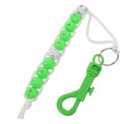 Vaguelly Golf Score Counter Beads Lightweight Portable Rhinestone Beaded Bracelet for Golfers with Cross at The End Suitable for Professional Competitions and Casual Play