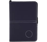 Vaguelly Golf Scorecard Holder PU Leather Golf Notebook Organizer Yardage Journal Pocket Album for Golfers Score Recording Blue