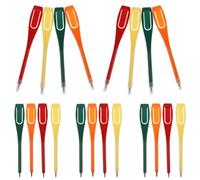 Vaguelly Golf Scoring Pencils 20 Pack Mini Marker Pens with Clip Design and Graphite Material for Training and Golf Tournaments Suitable for Golfers