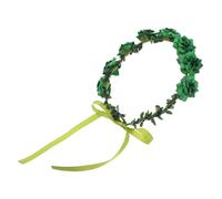 Vaguelly Green Floral Headband for Women Lightweight Comfortable Saint Patricks Day Party Hair Accessory with Festive Green Palette for Celebrations and Special Occasions