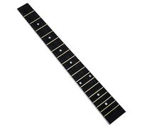 Vaguelly Guitar Accessories Guitar Neck Replacement Wooden Fingerboard Electric Guitar Neck Inlay Unfinished Guitar Neck for Electric Guitar Parts Replacement Black 38 Inch Eleguitar Guitar