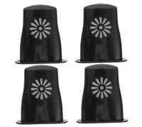 Vaguelly Guitar and Maintaining Guitar's Condition 4pcs Sound Hole Humidifiers Acoustic Guitar Panel Humidifier Plastic Instrument Humidity Control Tool for Preventing Cracking