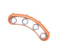 Vaguelly Guitar Finger Expander Practical Finger Expander Hand Gesture Practice Orange Abs Silica Gel Stainless Steel Suitable for Playing Ukulele Saxophone Beginners