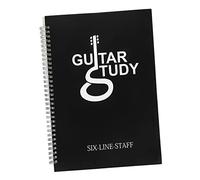 Vaguelly Guitar Learning Tools Six-line Score Book Chord Coil Binding Music Notebook for Guitar Beginners