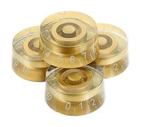 Vaguelly Guitar Volume Control Knob Set 4pcs Acrylic Guitar Volume Knobs Replacement for Broken or Worn Out