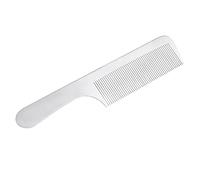 Vaguelly Hair Dressing Comb Titanium Steel Professional Static Silver Barber Accessories for Hair Styling