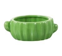 Vaguelly Hamster Food Bowl Ceramic Cactus Shaped with Enough Capacity for Small Pets, Not Easy to Break and Long Serving Life, for Daily Feeding of Hamsters and Small Animals