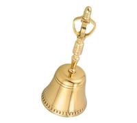 Vaguelly Hand Bell for Buddhism Meditation Four-sided Copper Bell Ornament Soothing Sound for and Mindfulness for Home Altars and Spiritual Spaces