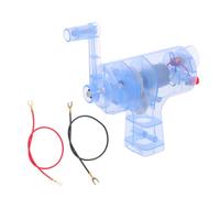 Vaguelly Hand Crank Electricity Generator DIY Science Kit for Portable Handheld Physics Experimental Tool Mechanical to Electrical Energy Converter Educational Circuit Model for Boys