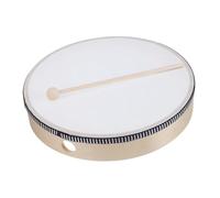 Vaguelly Hand Drum with Wood Frame and Drumsticks Percussion Instrument Beige Colour Sound Quality and Strong Striking Sensation for Singing and Dancing Party Favors