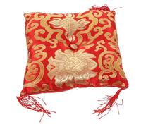 Vaguelly Handcrafted Singing Bowl Bottom Mat 16cm Square Decorative Cloth Pad for Meditation Sound Bowls with Random Color for Yoga and Mindfulness