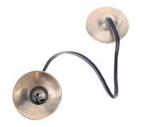 Vaguelly Handcrafted Tingsha Cymbals Mini Copper Meditation Bells for Mindfulness Yoga and Tibetan Sound Healing with Soothing Tone and Metal Construction