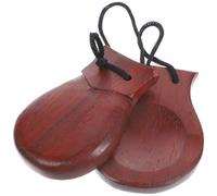 Vaguelly handheld castanets percussion instrument wooden spanish castanets for adults wooden castanets bulk wooden castanet clapper percussion instruments for adults Spain pear wood aldult