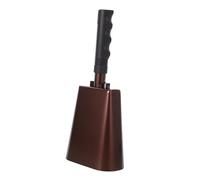 Vaguelly Handle Cowbell Metal Farm Cattle Bell Cheering Loud Noise Maker for Sporting Events Handle Ringing Vintage Style