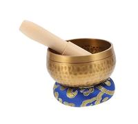 Vaguelly Handmade Buddha Sound Bowl for Yoga Meditation Nepal Singing Bowl Pure Copper Material for Mindful Practice