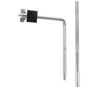 Vaguelly Heavy Duty Cymbal Bracket Clamp for Drum Set, Zinc Alloy Lightweight Cymbal Arm Extension Holder, Silver, Suitable for Performance Needs and Settings