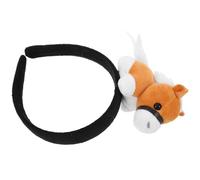 Vaguelly Horse Costume Headband for Chinese Year Cute Cartoon Animal Hair Hoop for Party Festival and Cosplay Whimsical Design for Holiday Celebrations and Theme Events