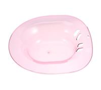 Vaguelly Household Sitz Bath Basin for Elderly Care Postpartum Treatment Essential Comfortable Design for Women Space Saving Plastic Basin for Guest Bathrooms and Personal Hygiene