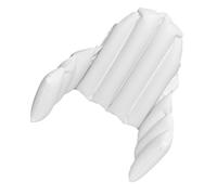 Vaguelly Inflatable Baby Dining Seat Cushion PVC Lightweight Portable Inflatable Chair Cushion Easy to Clean White for Highchair and Sofa Travel Outdoor Picnics