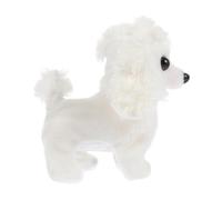 Vaguelly Interactive Electric Plush Dog Toy Realistic Animal Design Safe Environmental Material for Boy Girl to Enhance Coordination and Imagination Requires Batteries