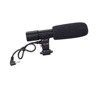 Vaguelly Interview Microphone 90/120 Degree Angle with Standard Hot Shoe, Black Abs Material for Single or Multiple Voices, High Definition Recording Microphone for Camera for Tablet
