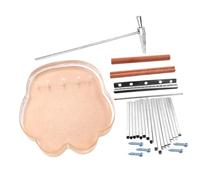 Vaguelly Key Kalimba DIY Assembly Kit Finger Piano Thumb Instrument for Beginners and Musicians Easy to Tune and Play Small Portable